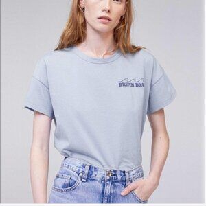 Rag & Bone Dream Boat Blue Short Sleeve Tee Size M